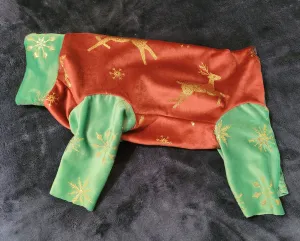 Pure Plush Fleece - RED & GREEN