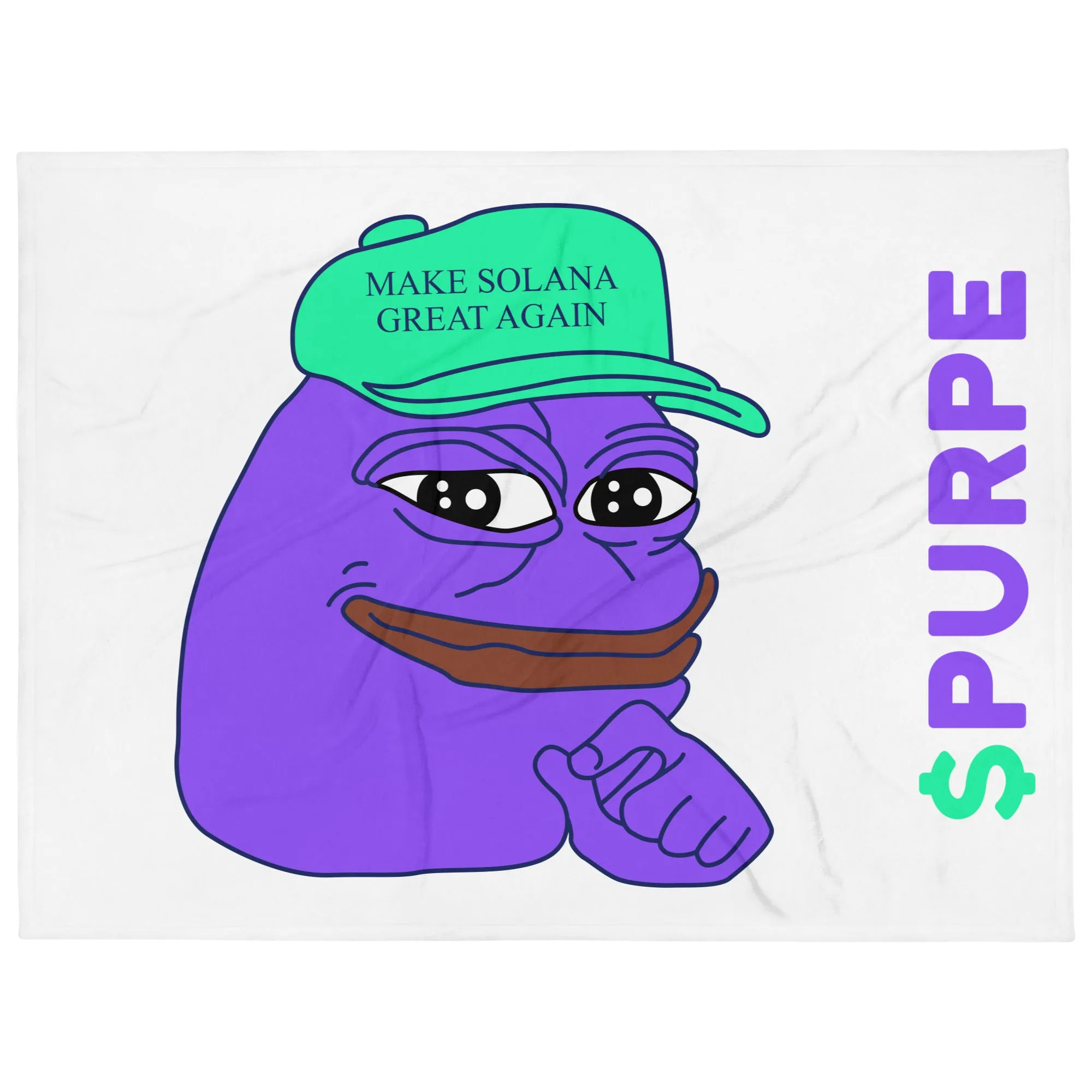Purpe - Huge Throw Blanket