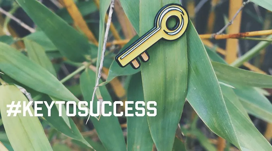 "Key Emoji" Lapel Pin