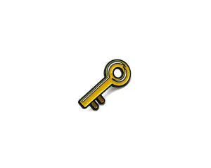"Key Emoji" Lapel Pin