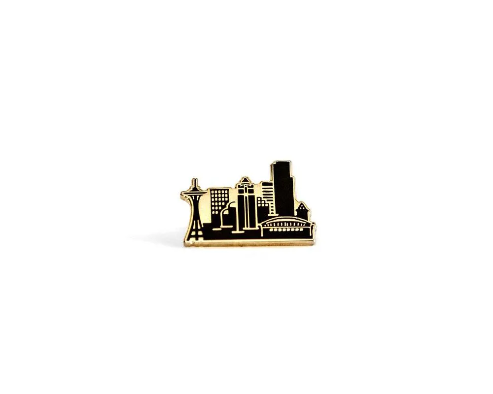 "Seattle Skyline" Lapel Pin