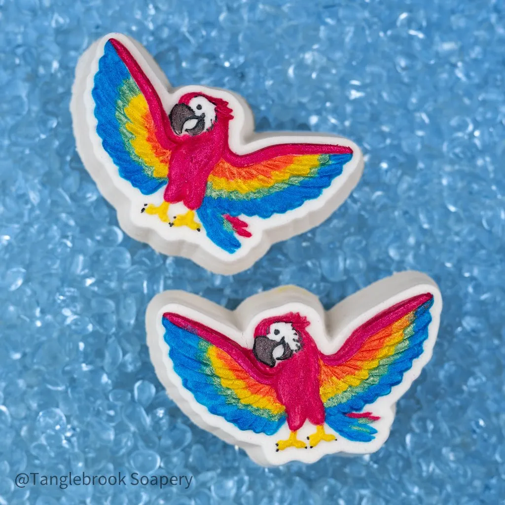 Rainbow Parrot Bath Bomb