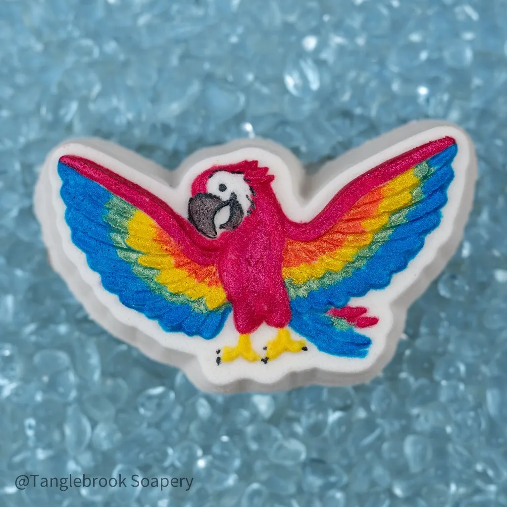 Rainbow Parrot Bath Bomb