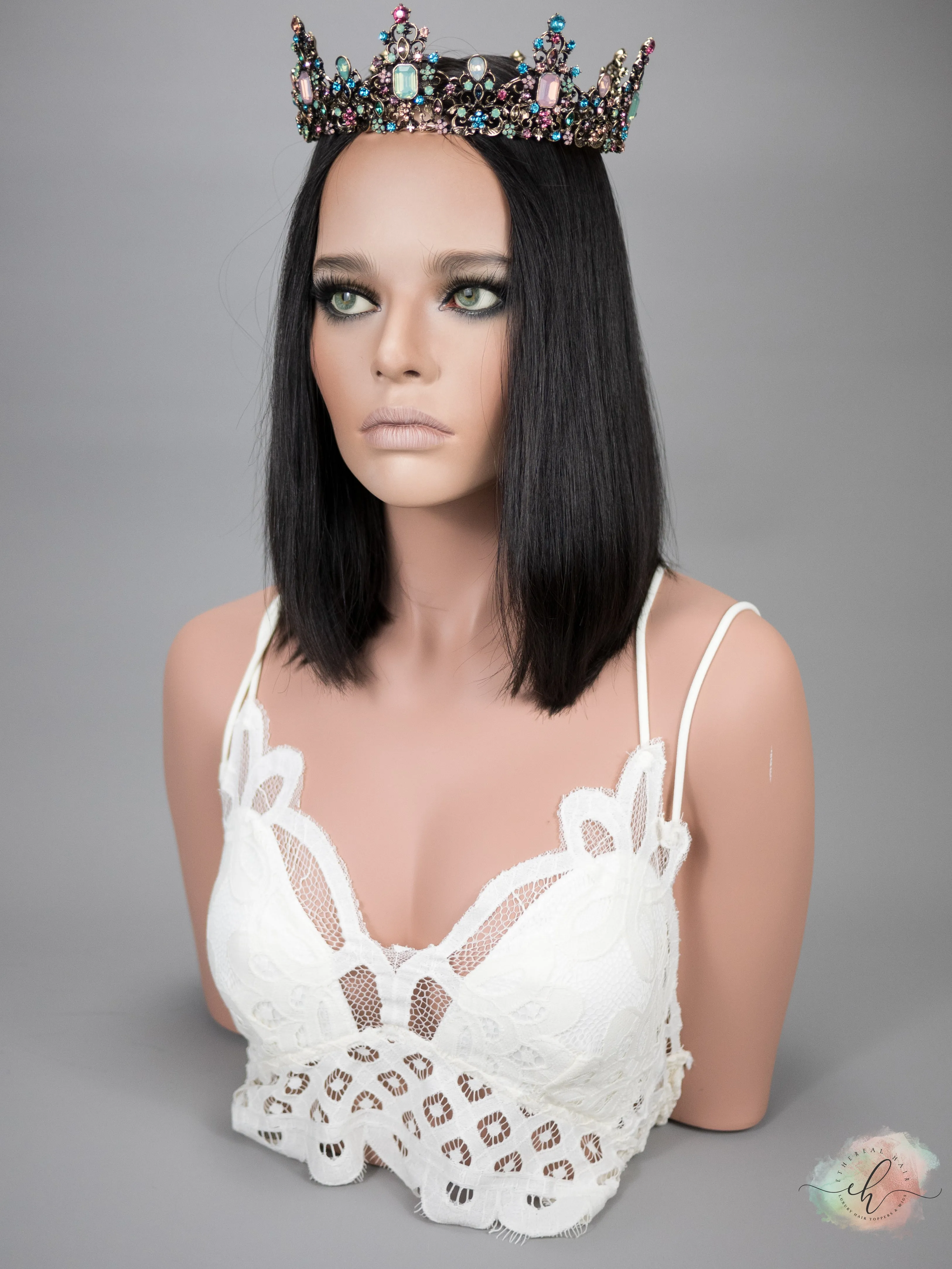 “RAVEN" Premium Topper: Silk Top, 8x8, 14"
