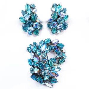 Regency Brooch and Earrings Set