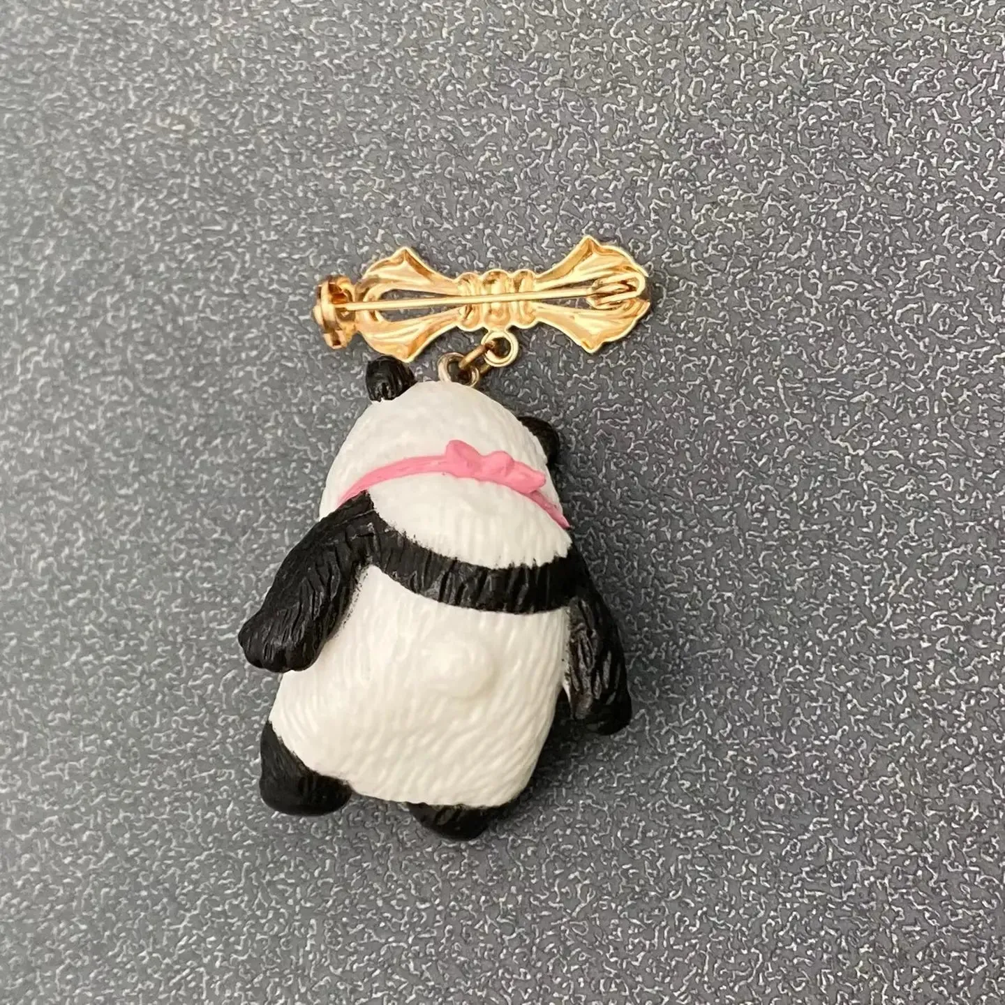 Resin Panda Brooch