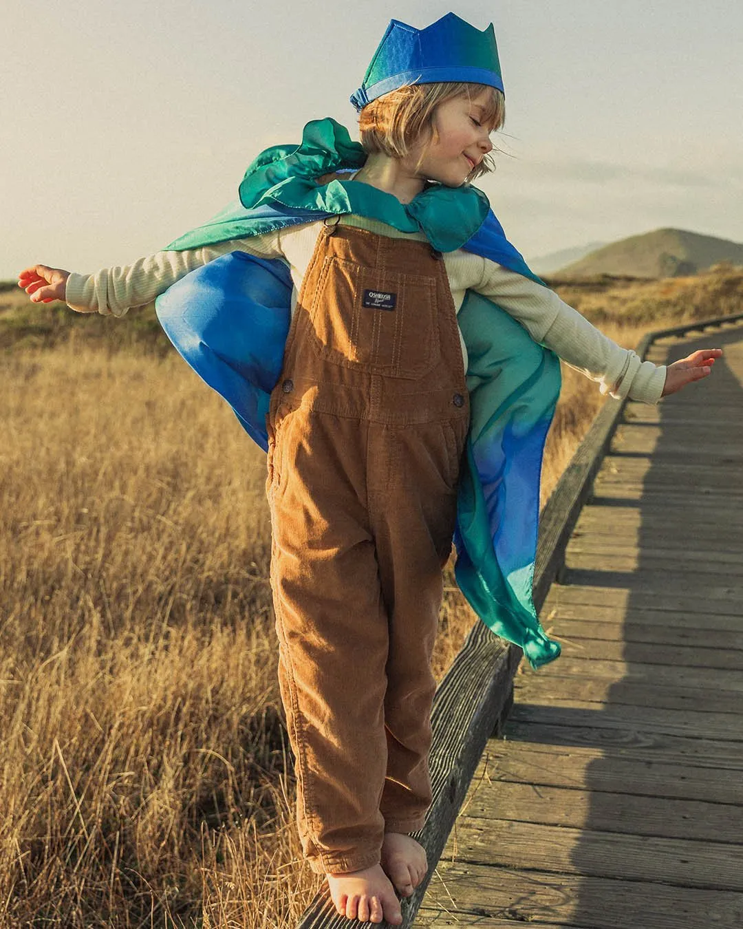Reversible Silk Play Cape