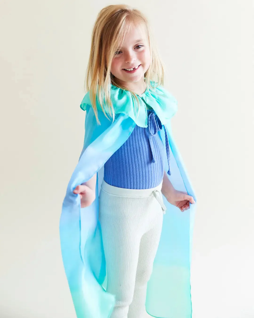 Reversible Silk Play Cape