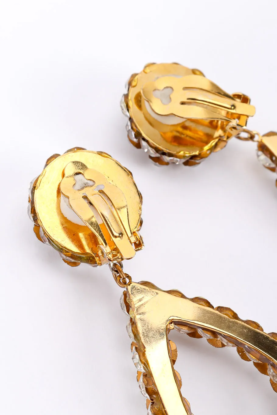 Rhinestone Teardrop Earrings