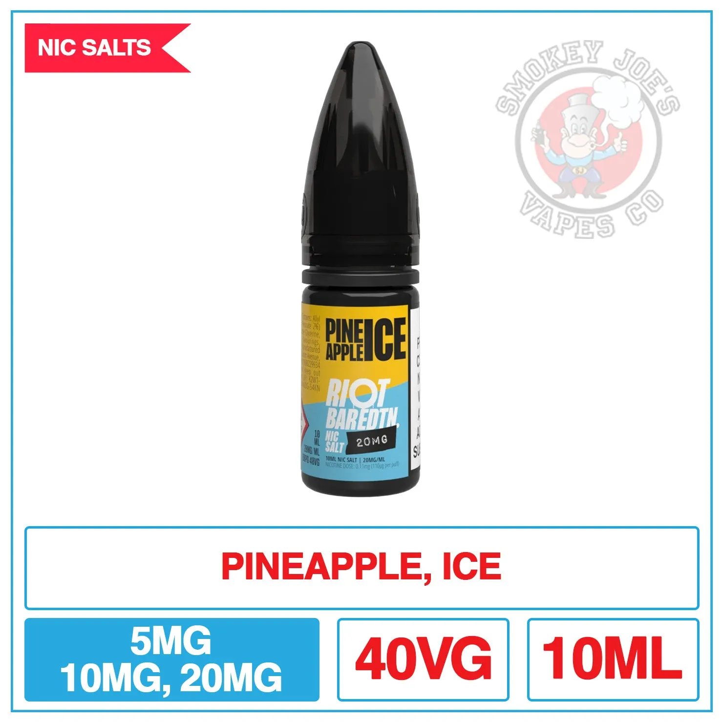 Riot Bar EDTN - Nic Salt - Pineapple Ice