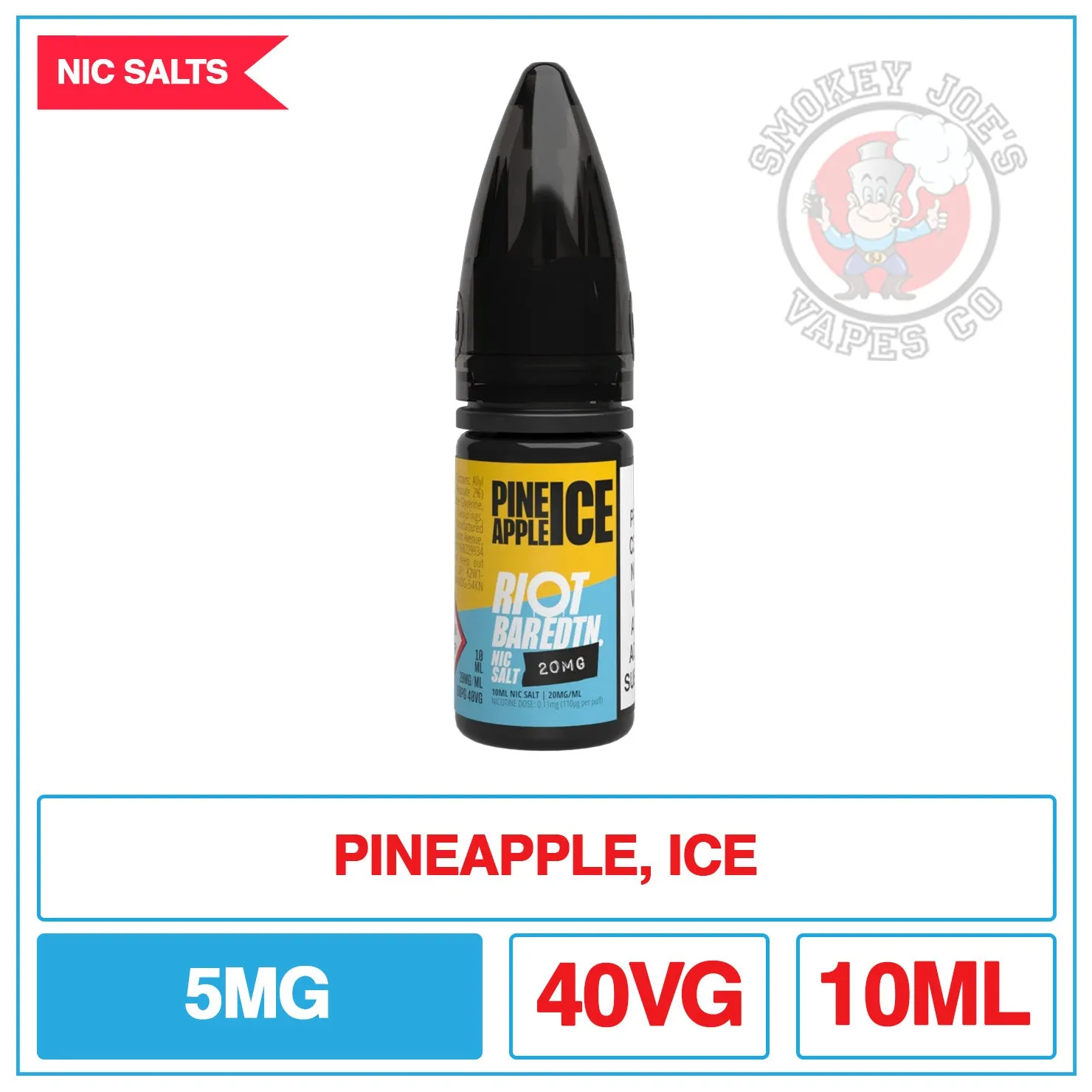 Riot Bar EDTN - Nic Salt - Pineapple Ice