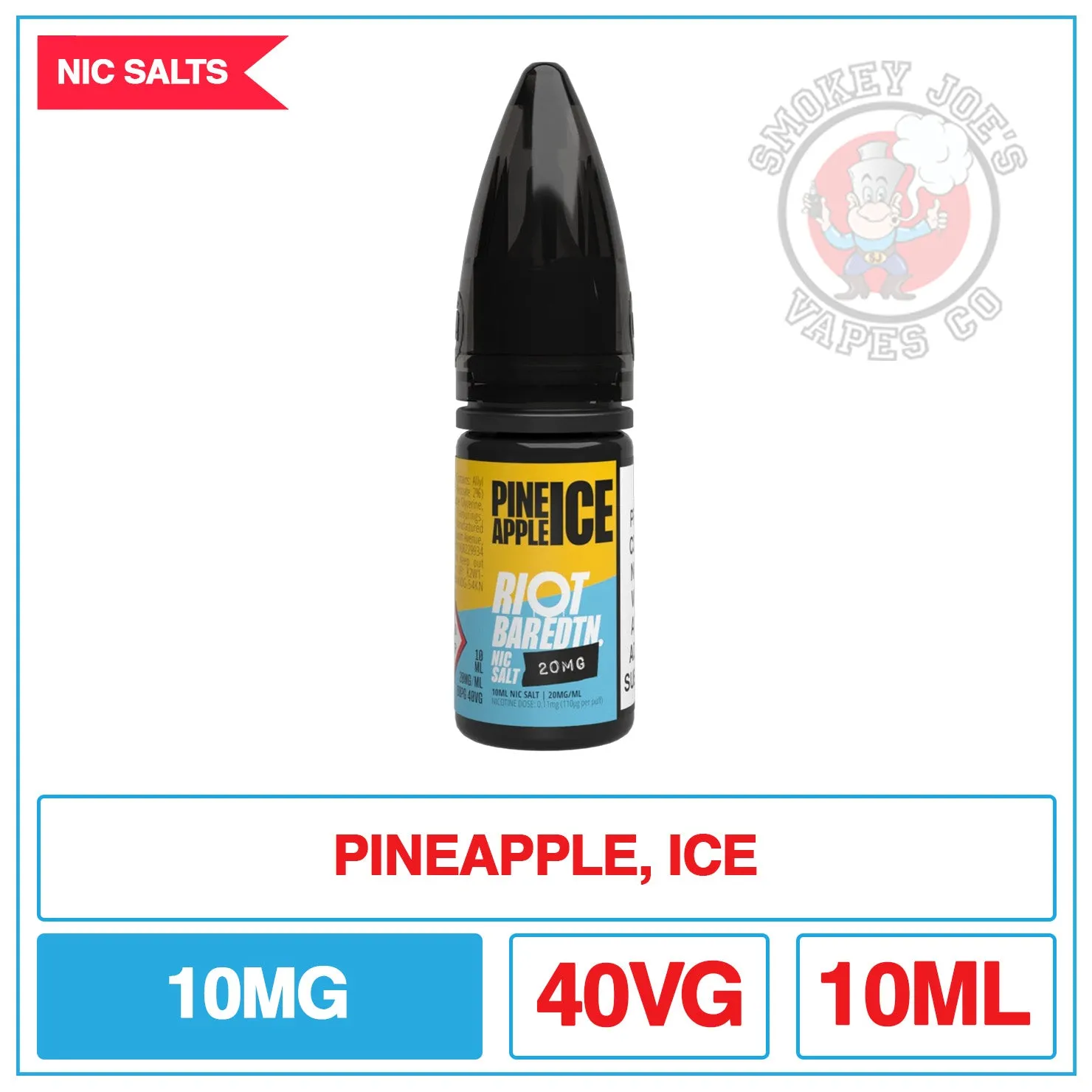 Riot Bar EDTN - Nic Salt - Pineapple Ice