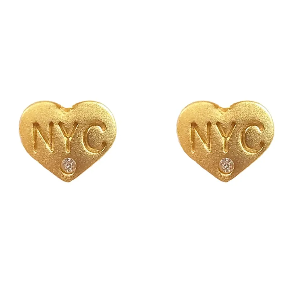 Roam Earrings - New York City Heart