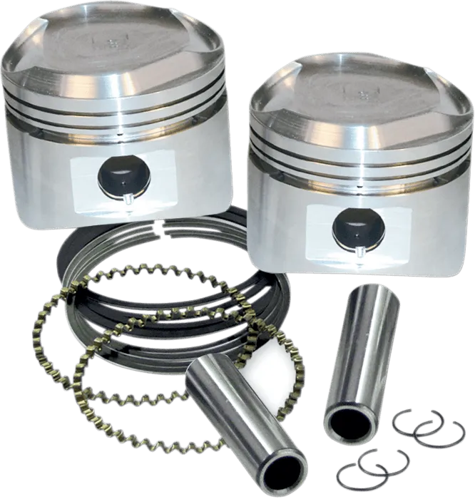 S&S Cycle 92-20265 3 1/2in. Forged Piston Kit for Super Stock Heads - 0.005 Oversized