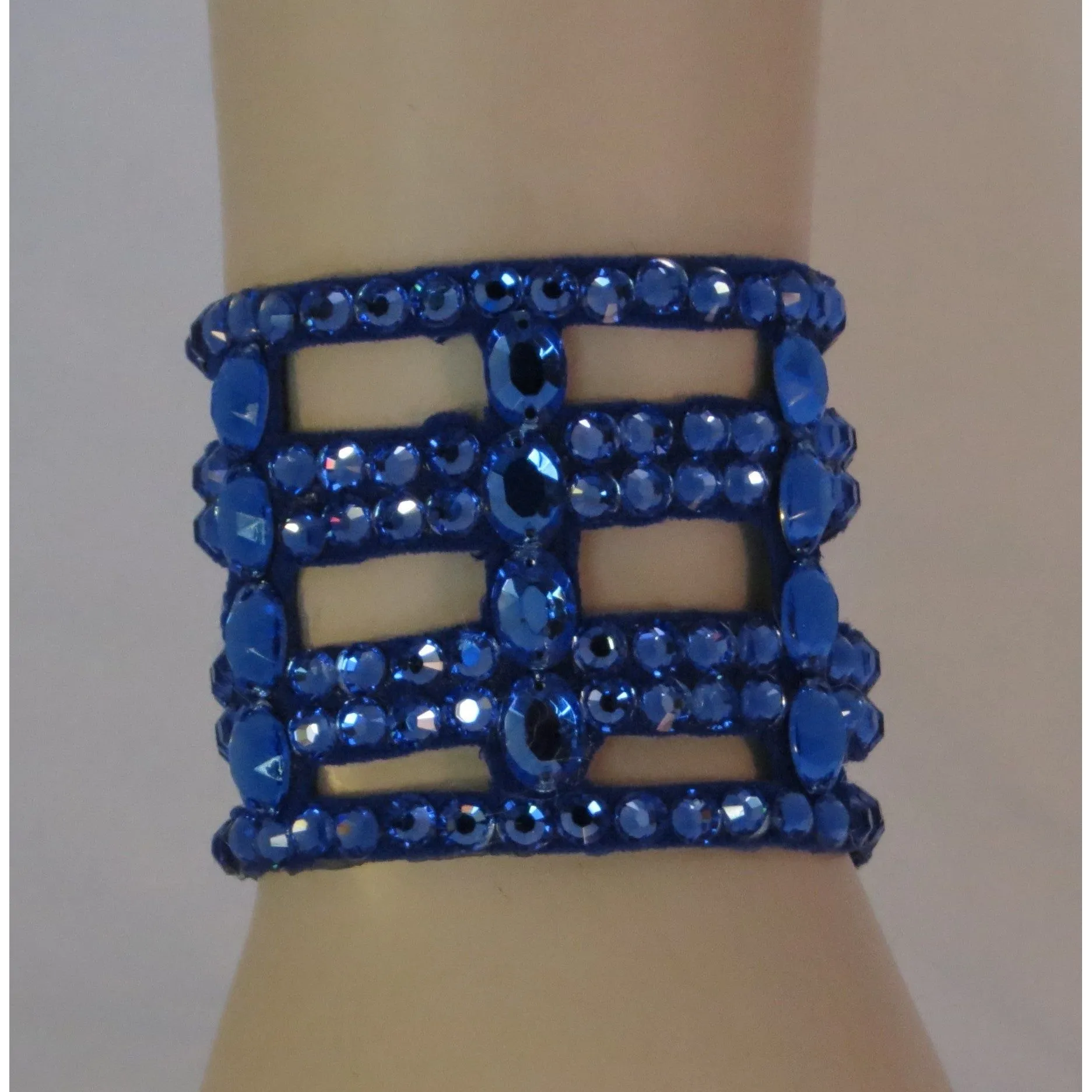 Sapphire Crystal Cut out bracelet