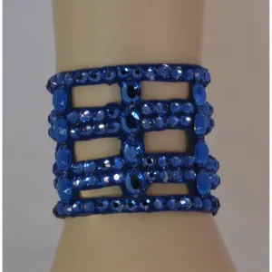 Sapphire Crystal Cut out bracelet