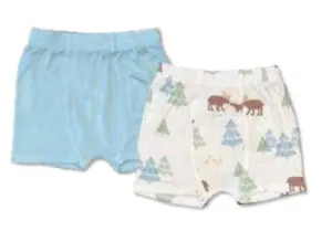 Silkberry Boys 2pack Bamboo Boxer Briefs Moosewoods Mix