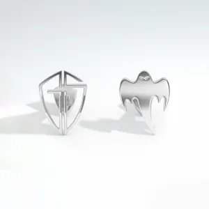 SILVER GS CUFFLINKS
