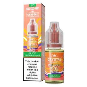 SKE Crystal V2 - Pineapple, Peach & Mango - Nic Salt - 10ml
