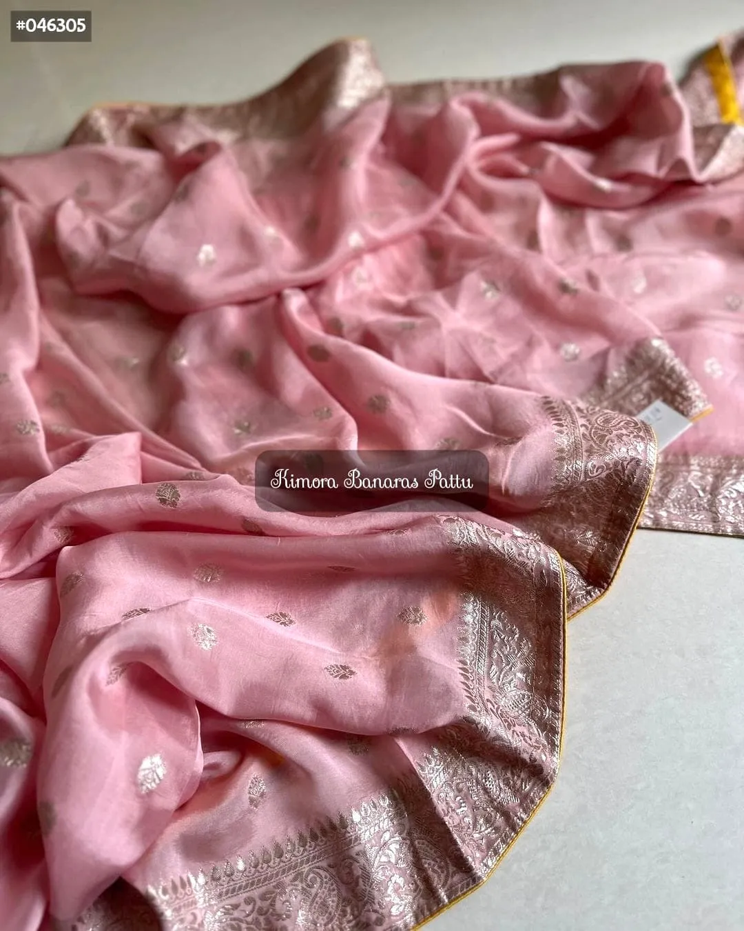 Soft Chiffon Banaras Munga Saree