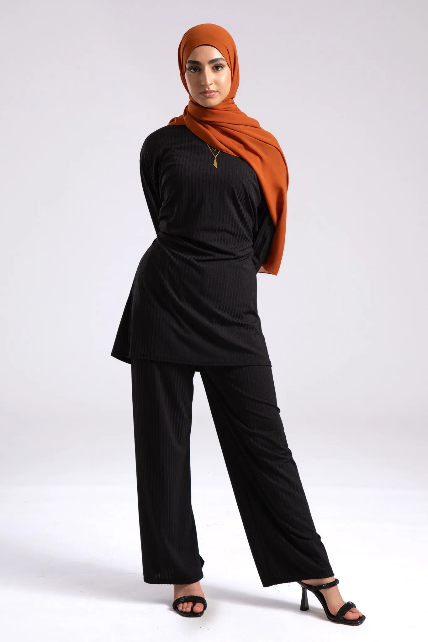Soft Chiffon Hijab - Saffron Orange