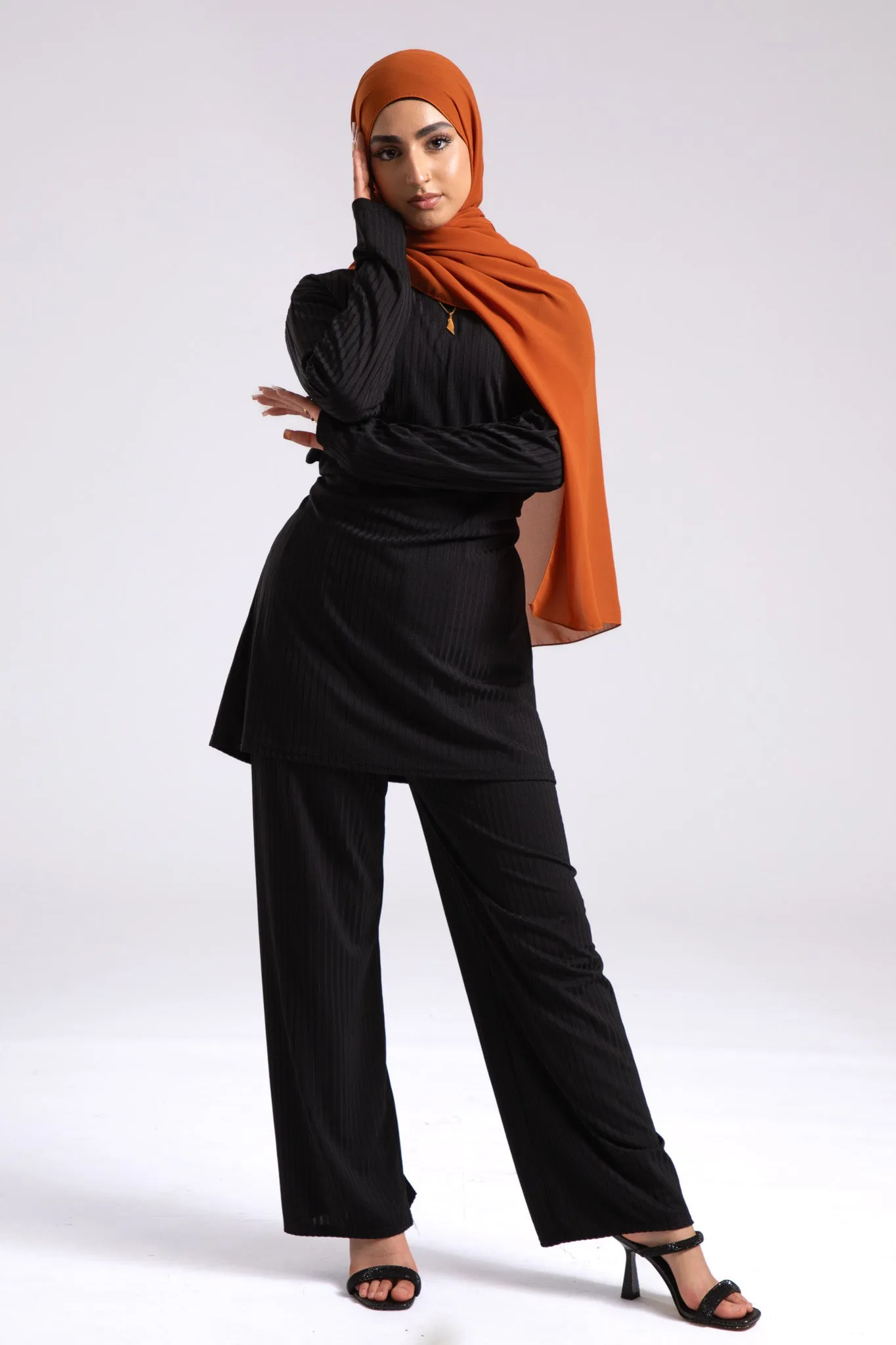 Soft Chiffon Hijab - Saffron Orange