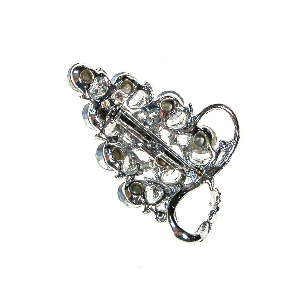 Sparkling Rhinestone Cluster of Grapes Brooch