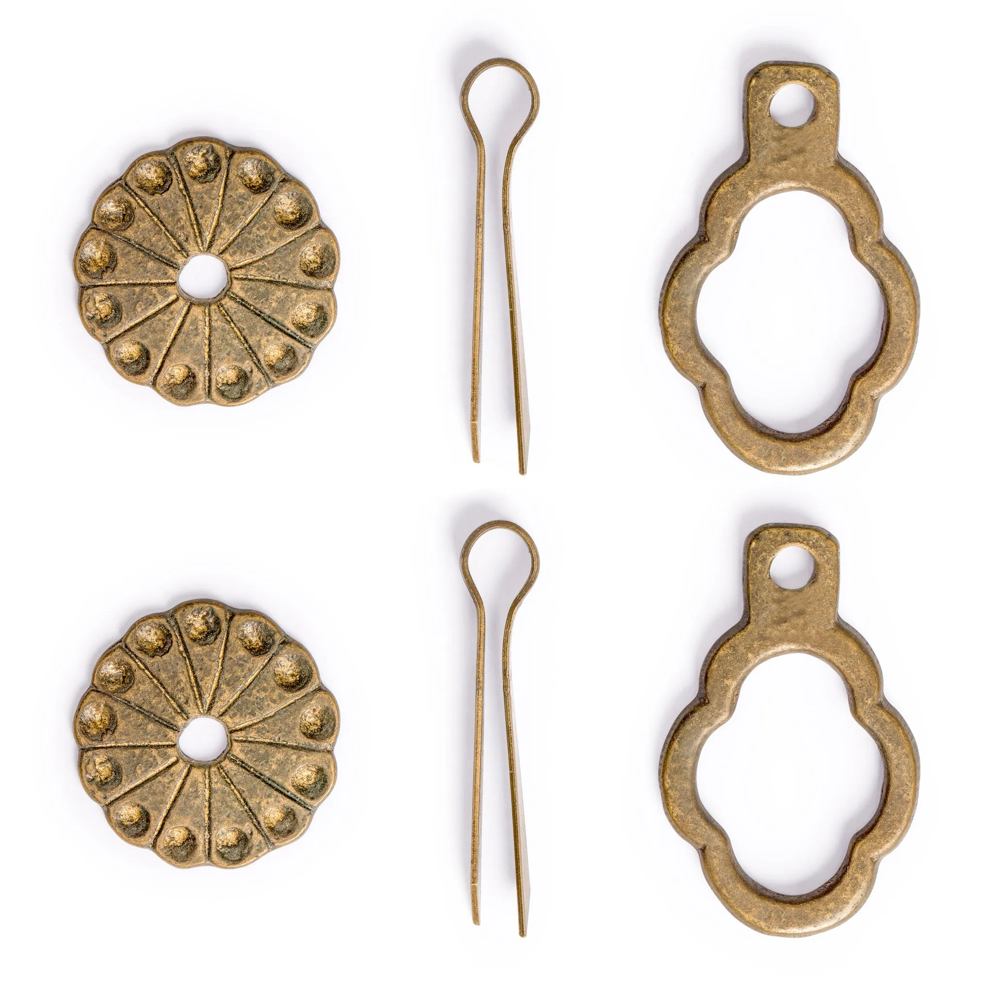 Sparrow Tail Pulls 2.4" - Set of 2