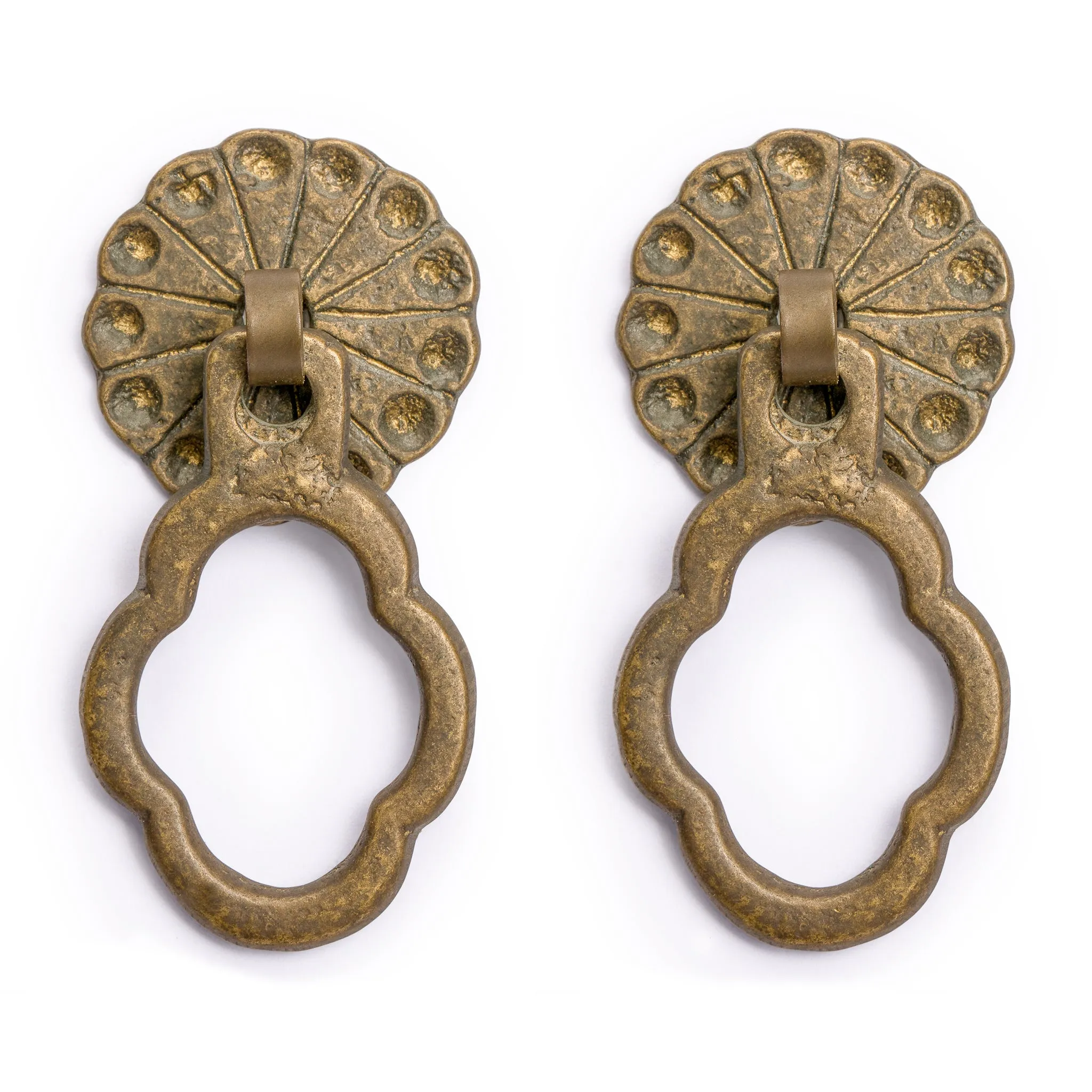 Sparrow Tail Pulls 2.4" - Set of 2