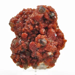 Spessartine Garnet over Smoky Quartz 4.27 inch 1.21lbs Natural Crystal Cluster - China