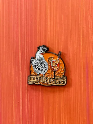 Spitz O'Clock Enamel Pin