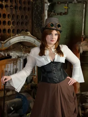 Sport Mesh Romantic Curve Waspie Underbust Corset : CS-220