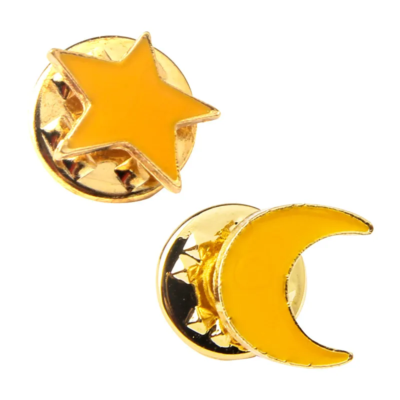Star Moon Pins