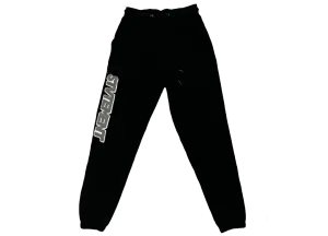 STVTEMENT "Chenille Logo" Sweatpants Black