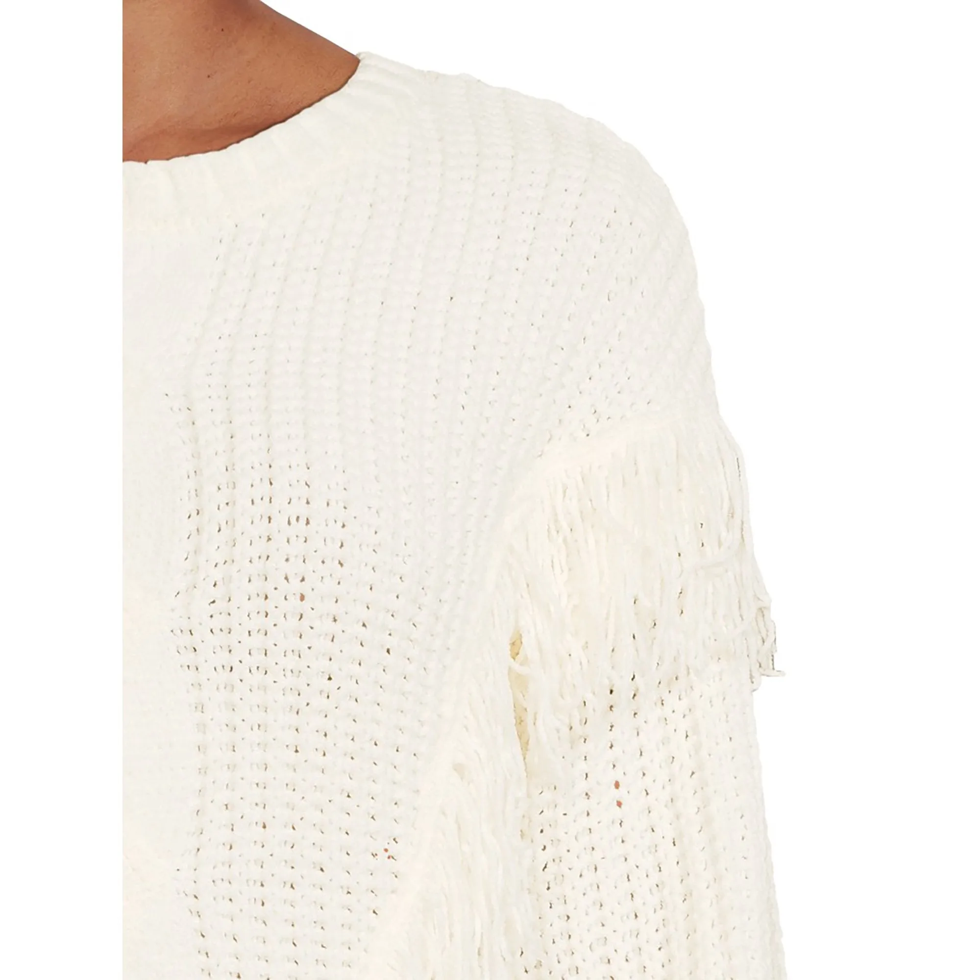 Super Soft Chenille Fringe Sweater