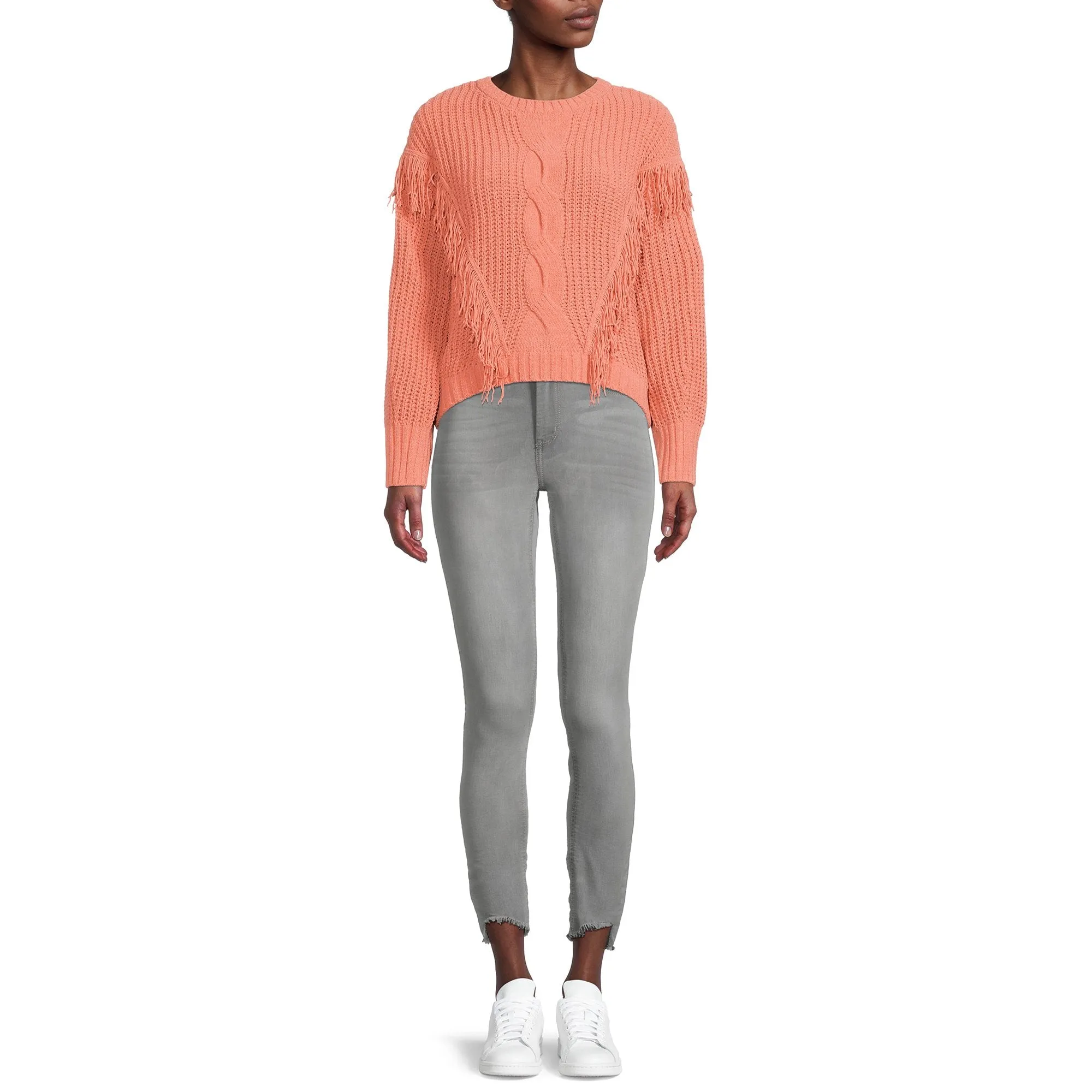 Super Soft Chenille Fringe Sweater