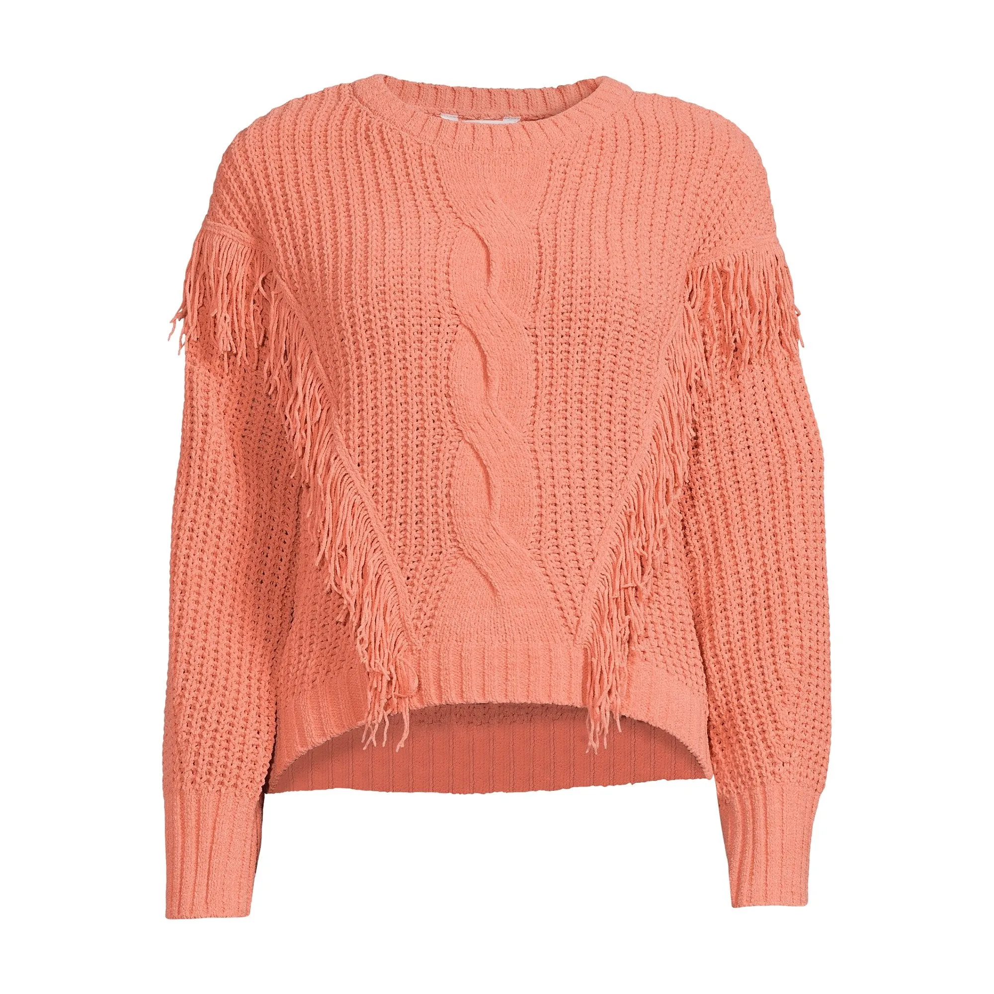 Super Soft Chenille Fringe Sweater