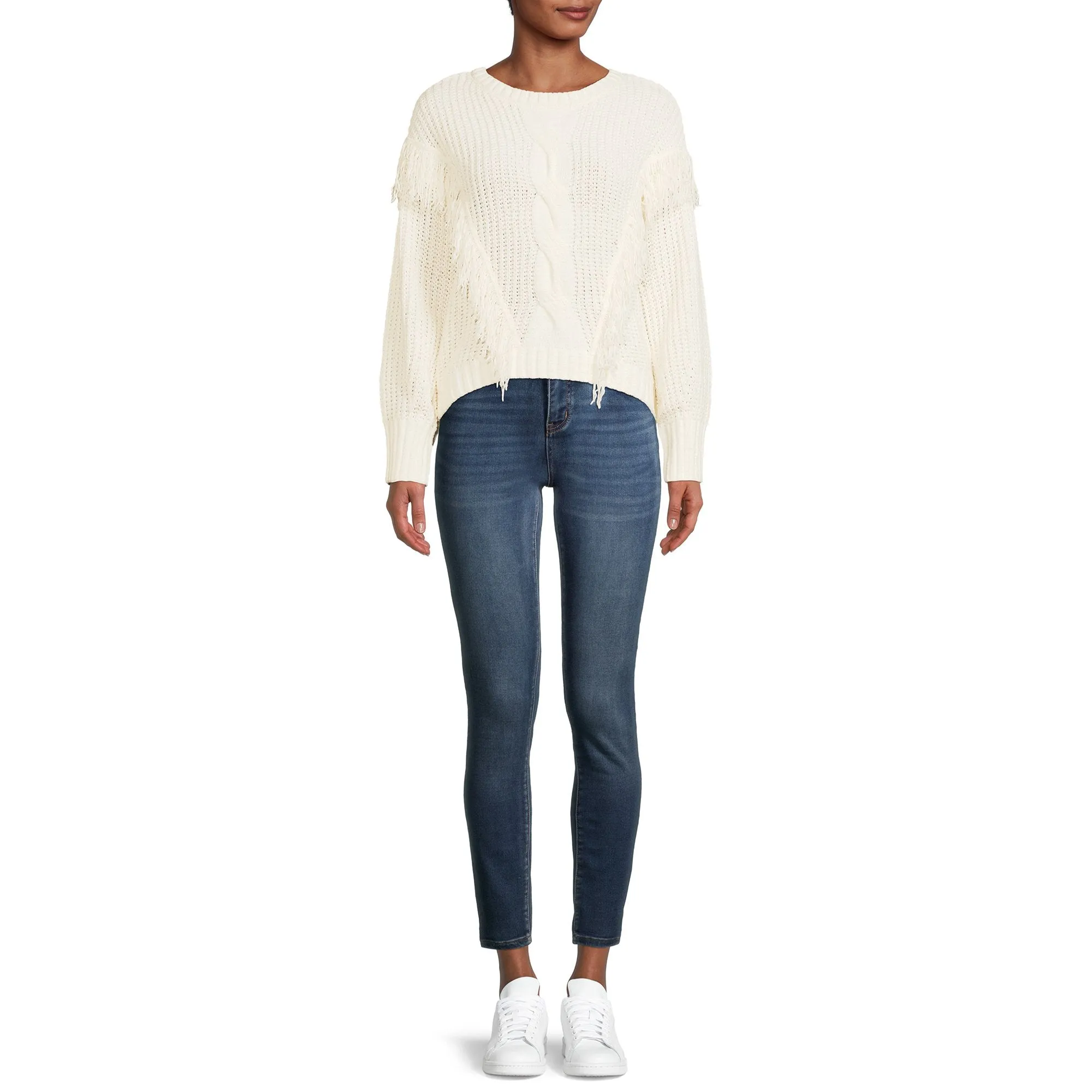 Super Soft Chenille Fringe Sweater