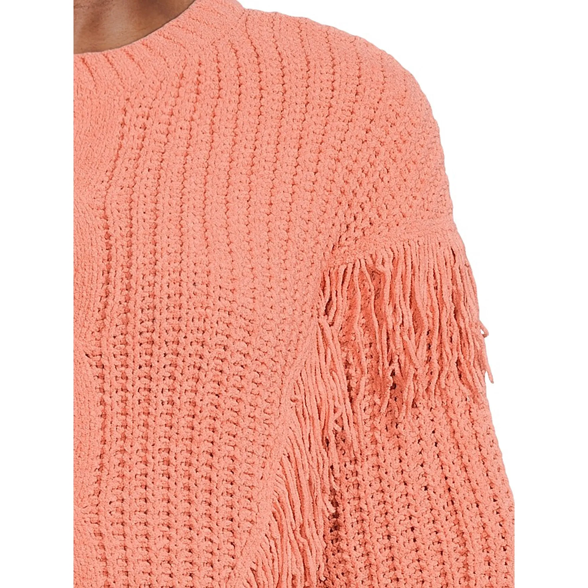 Super Soft Chenille Fringe Sweater