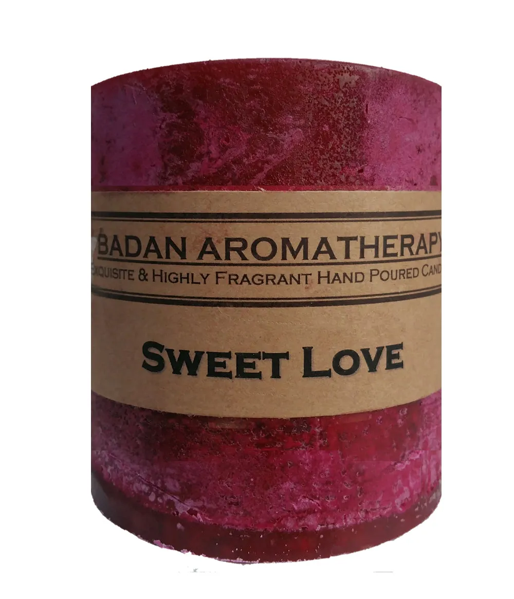 Sweet Love Pillar Candle Collection