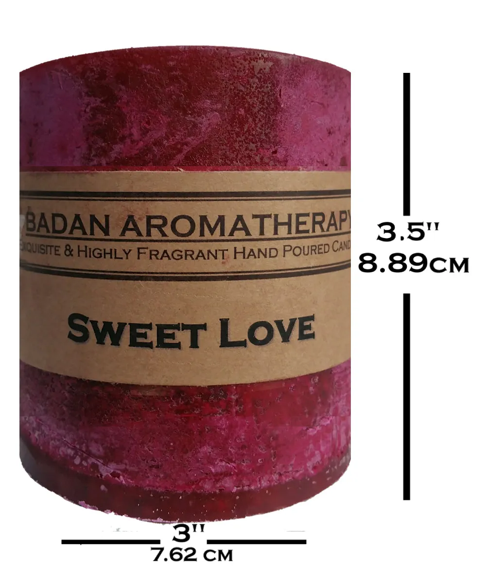Sweet Love Pillar Candle Collection