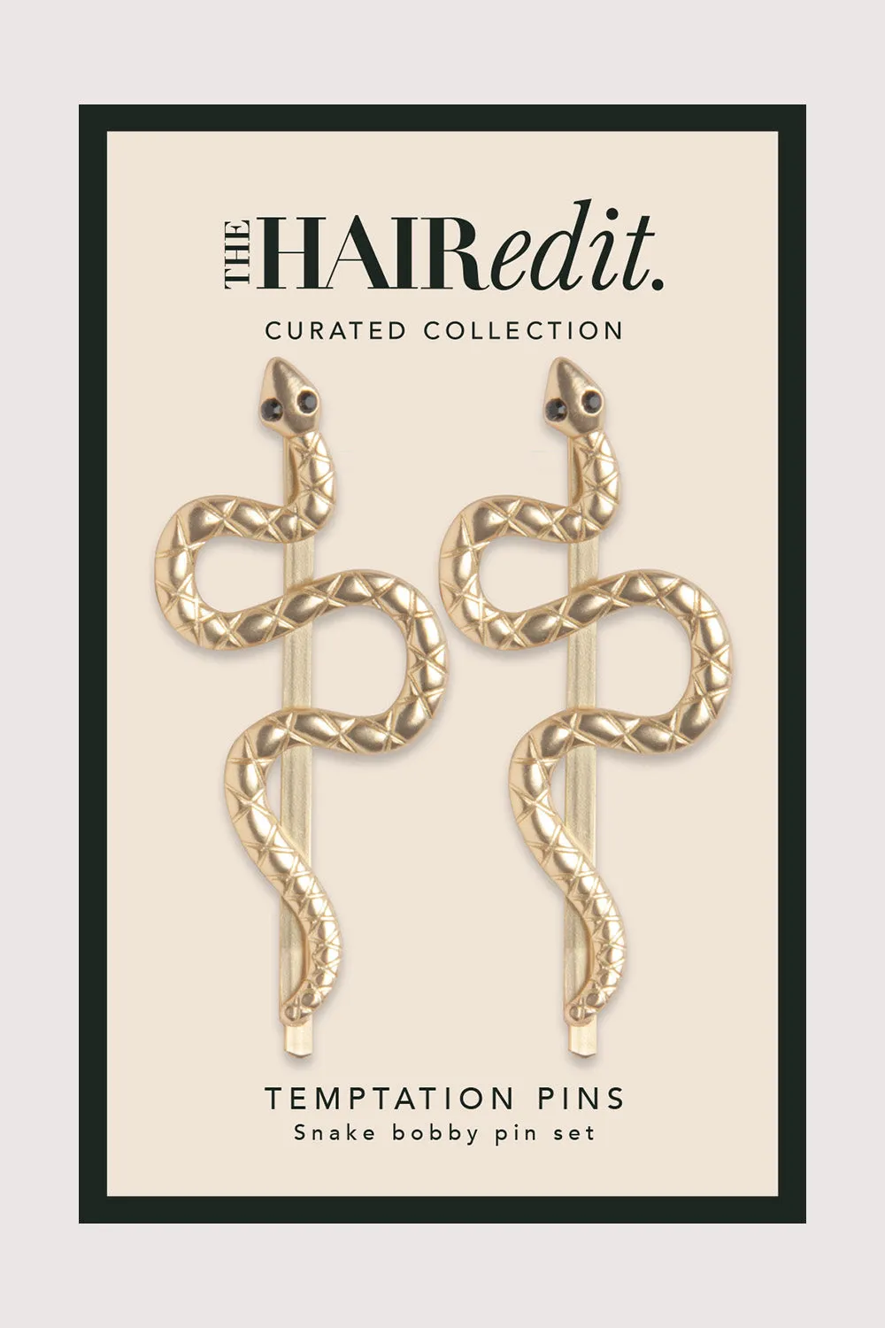 Temptation Snake Bobby Pins Set