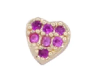 The Crowns Bespoke Jewelry Gold Rhinestone Emoji Charms