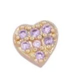 The Crowns Bespoke Jewelry Gold Rhinestone Emoji Charms