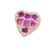 The Crowns Bespoke Jewelry Gold Rhinestone Emoji Charms