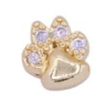 The Crowns Bespoke Jewelry Gold Rhinestone Emoji Charms