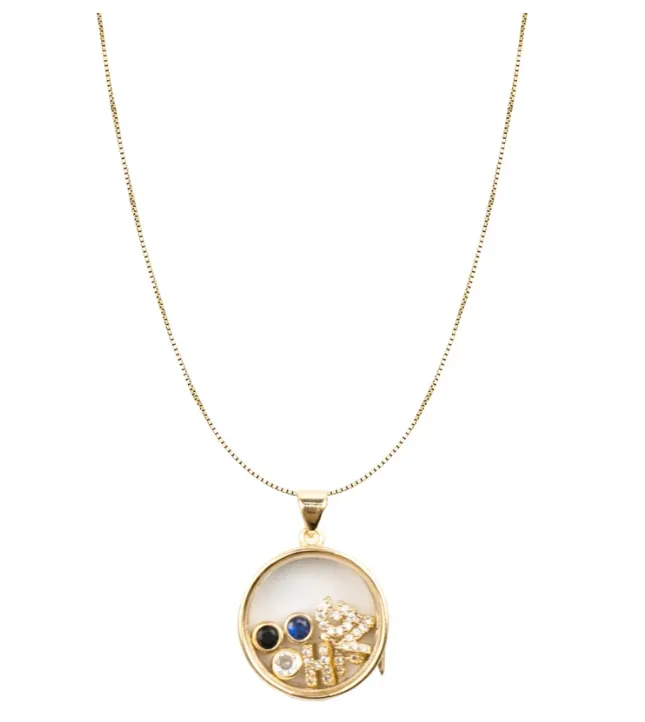 The Crowns Bespoke Jewelry Gold Rhinestone Emoji Charms