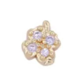 The Crowns Bespoke Jewelry Gold Rhinestone Emoji Charms
