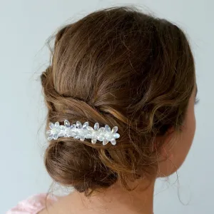 The Lyon Crystal Flower Designer Hair Clip