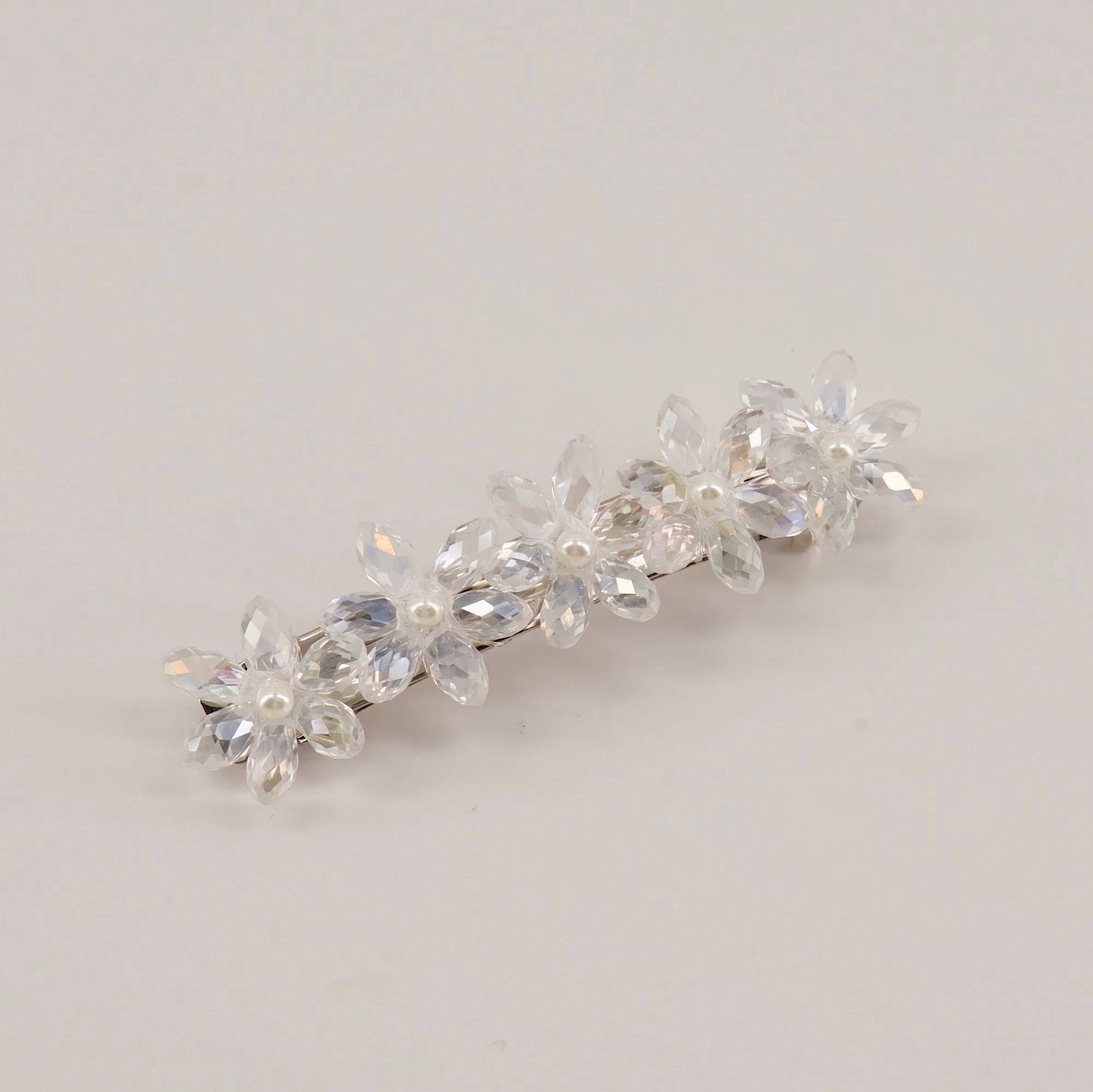 The Lyon Crystal Flower Designer Hair Clip